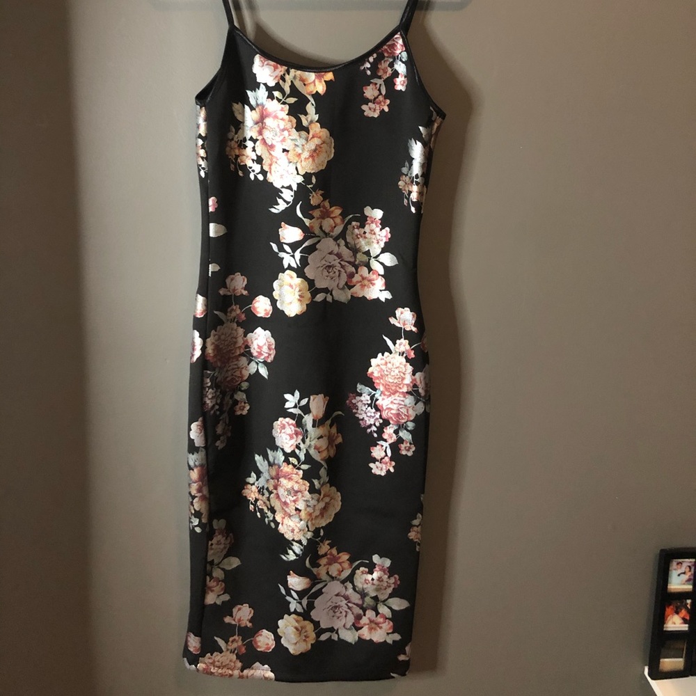 Below the knee floral dress
